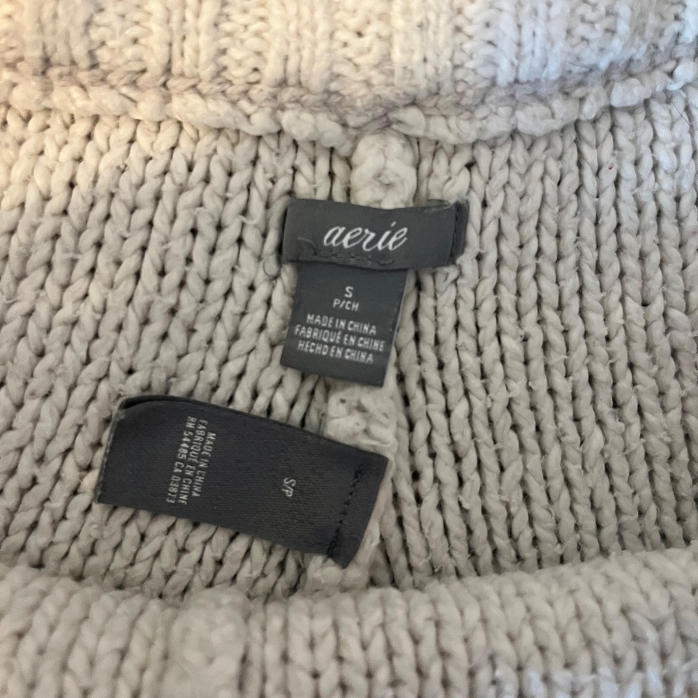 Aerie Knit Off White Shorts | Size Small - Picture 5 of 5
